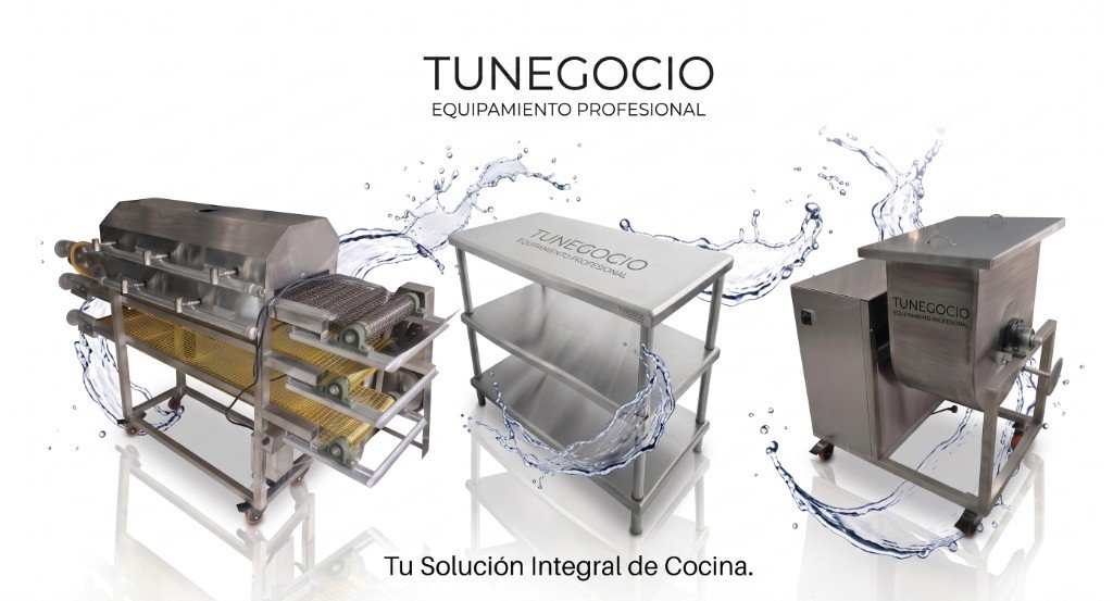 TUNEGOCIO maquinaria industrial en acero inoxidable